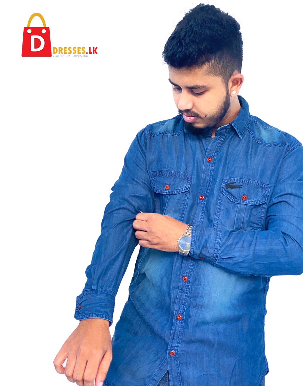 Mens Denim casual shirt